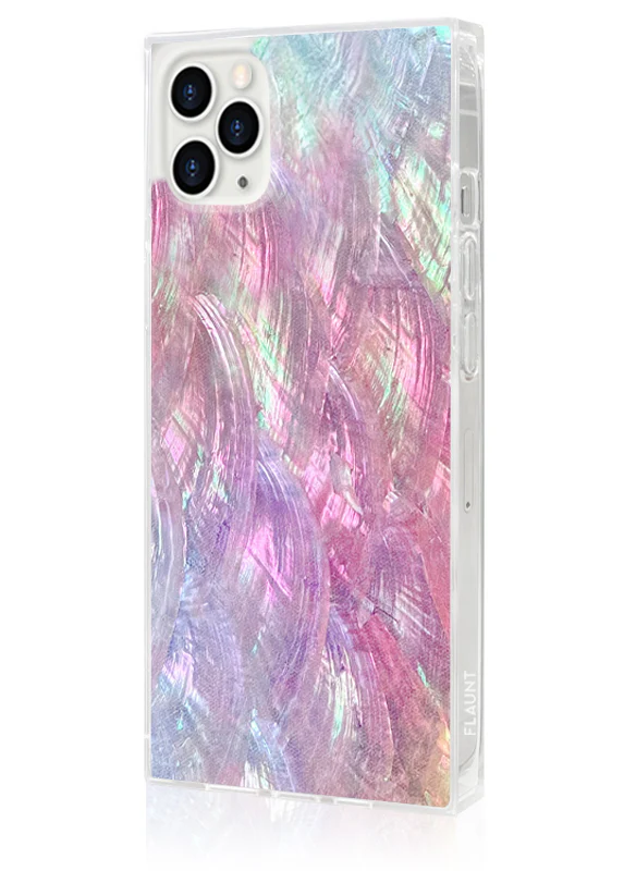 SQUARE® Pink Mother of Pearl iPhone Case - Image 16