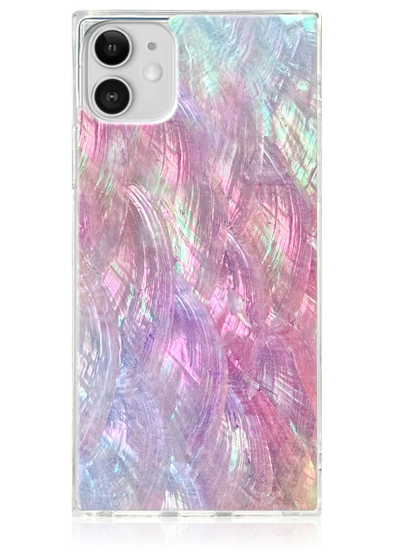 SQUARE® Pink Mother of Pearl iPhone Case - Image 17
