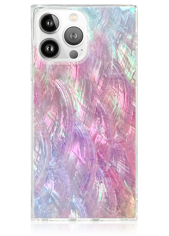 SQUARE® Pink Mother of Pearl iPhone Case - Image 21