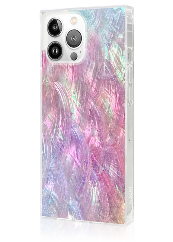 SQUARE® Pink Mother of Pearl iPhone Case - Image 22