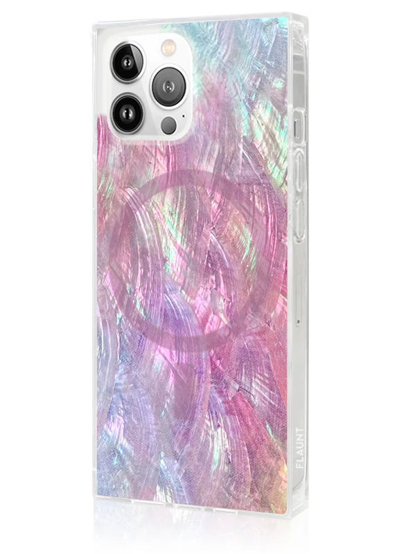 SQUARE® Pink Mother of Pearl iPhone Case - Image 42