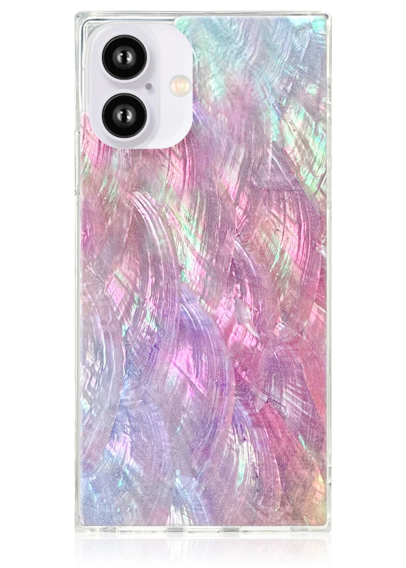 SQUARE® Pink Mother of Pearl iPhone Case - Image 55