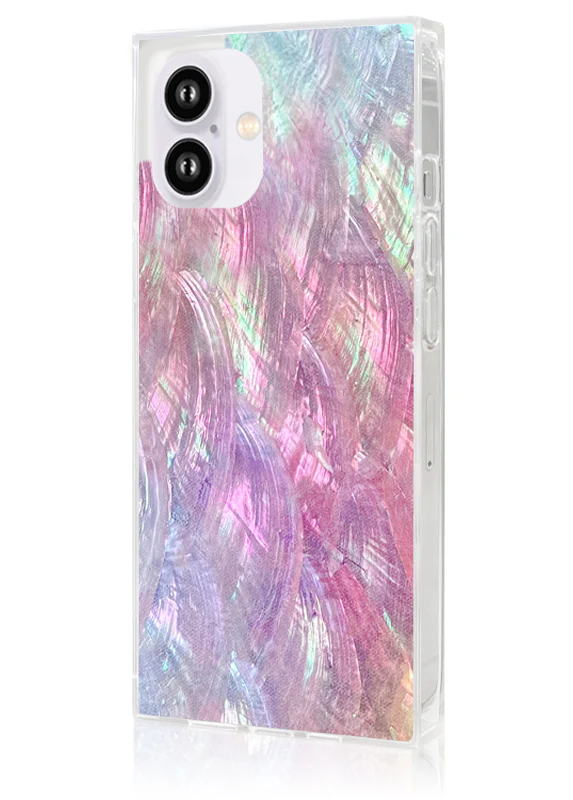 SQUARE® Pink Mother of Pearl iPhone Case - Image 57