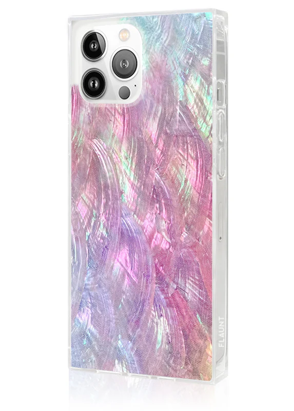 SQUARE® Pink Mother of Pearl iPhone Case - Image 6