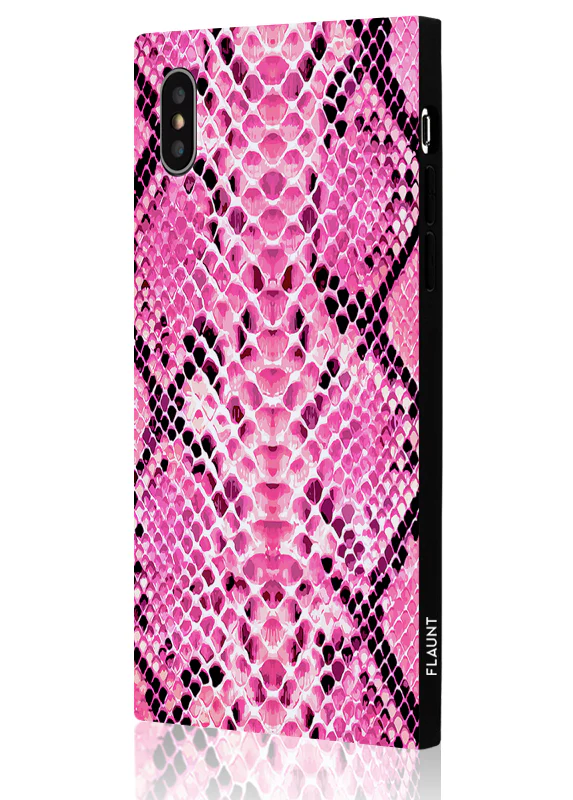 SQUARE® Pink Python iPhone Case - Image 10