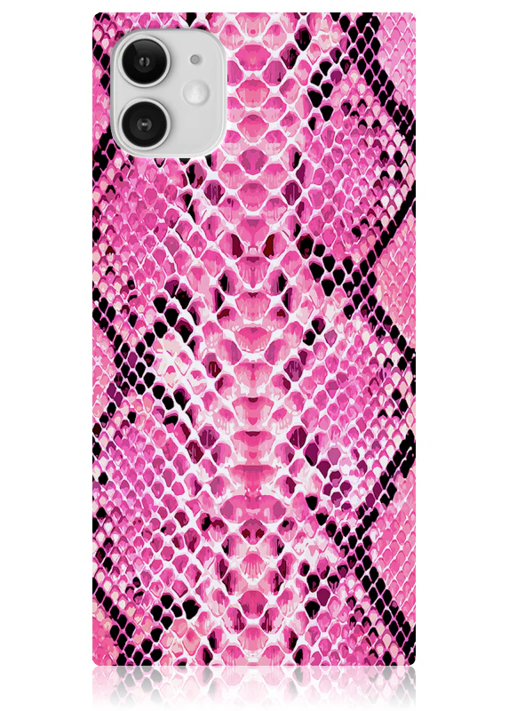 SQUARE® Pink Python iPhone Case - Image 11