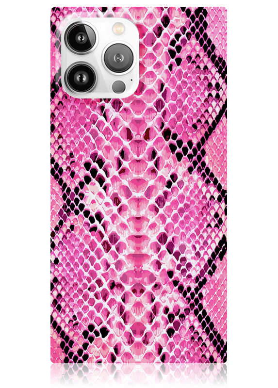 SQUARE® Pink Python iPhone Case - Image 19