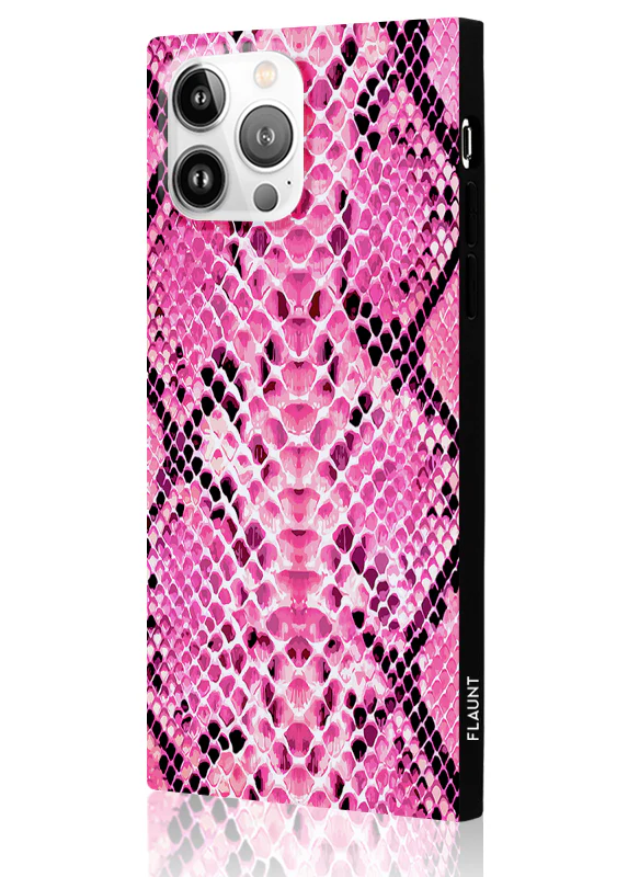 SQUARE® Pink Python iPhone Case - Image 20