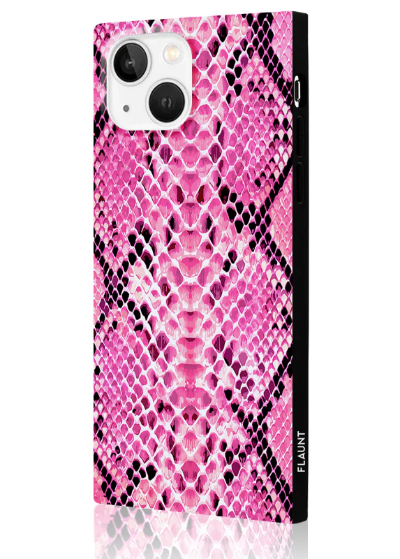 SQUARE® Pink Python iPhone Case - Image 22