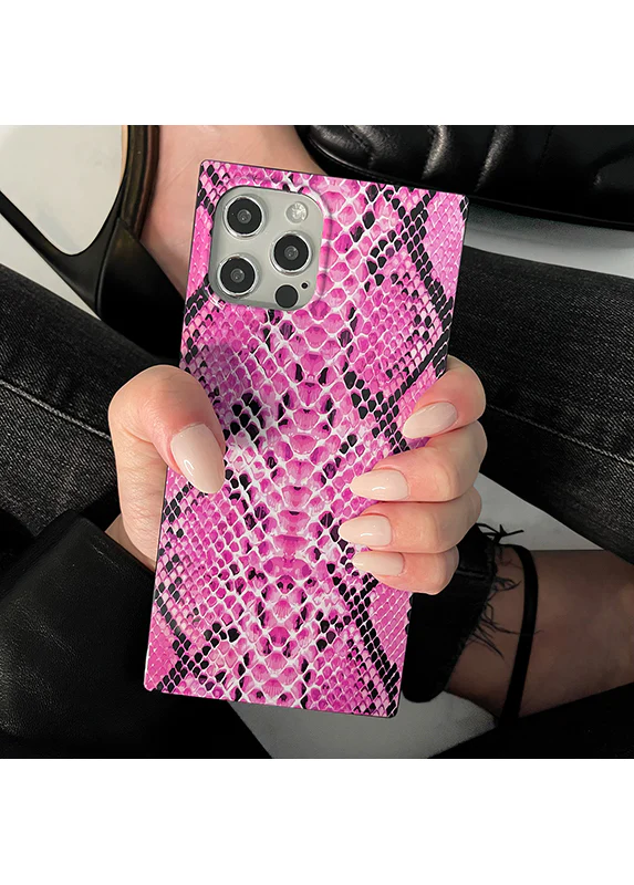 SQUARE® Pink Python iPhone Case - Image 26
