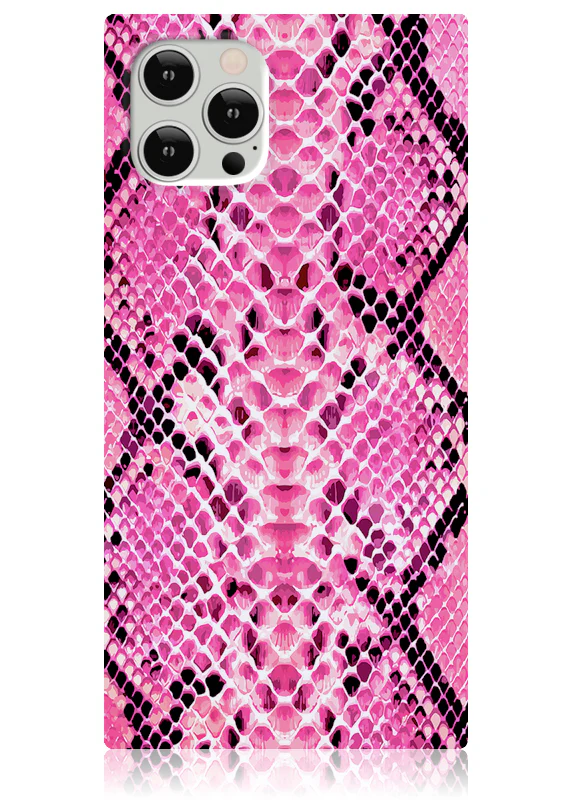 SQUARE® Pink Python iPhone Case - Image 3