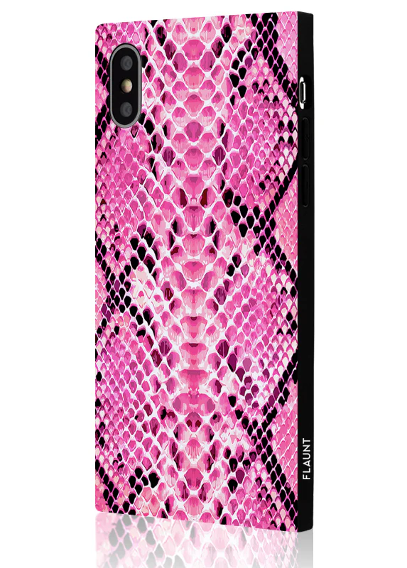 SQUARE® Pink Python iPhone Case - Image 8