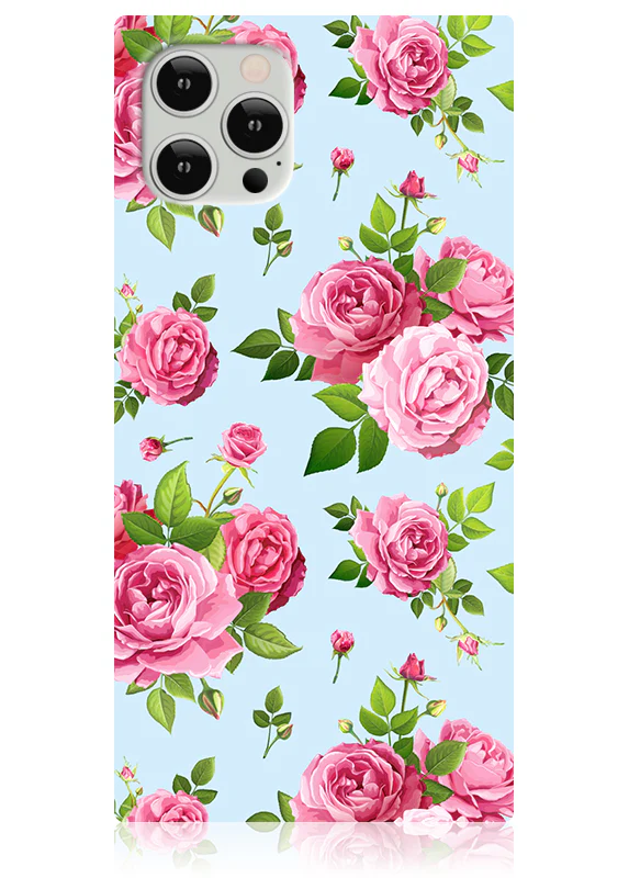 SQUARE® Pink Rose Bouquet iPhone Case - Image 3