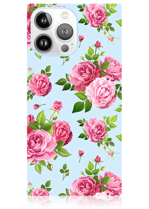 SQUARE® Pink Rose Bouquet iPhone Case - Image 5