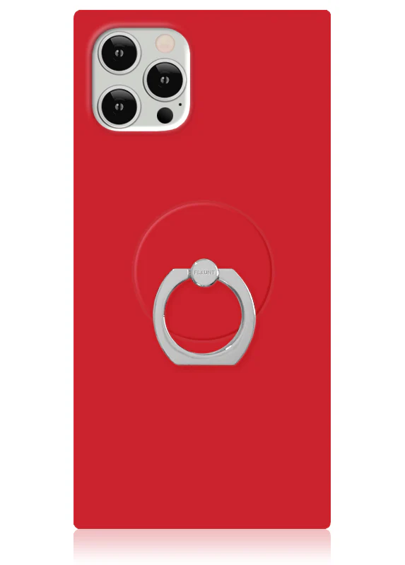 Red Adhesive Phone Ring Stand - Image 3