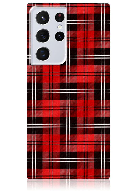 SQUARE® Red Plaid Galaxy Case - Image 3