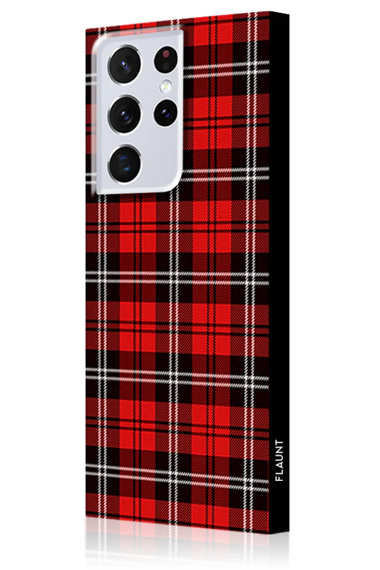 SQUARE® Red Plaid Galaxy Case - Image 4