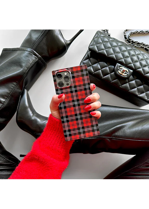 SQUARE® Red Plaid Galaxy Case - Image 6