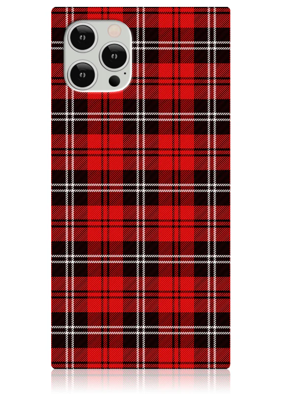SQUARE® Red Plaid iPhone Case - Image 27