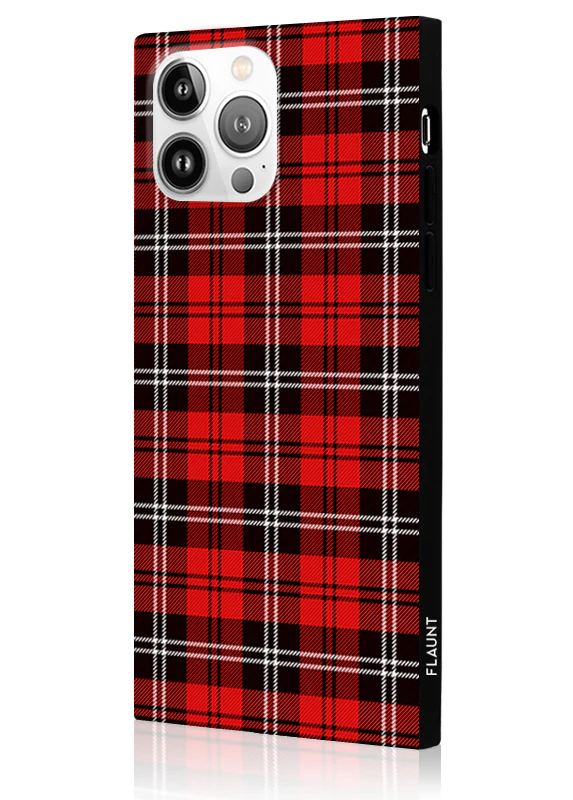 SQUARE® Red Plaid iPhone Case - Image 38