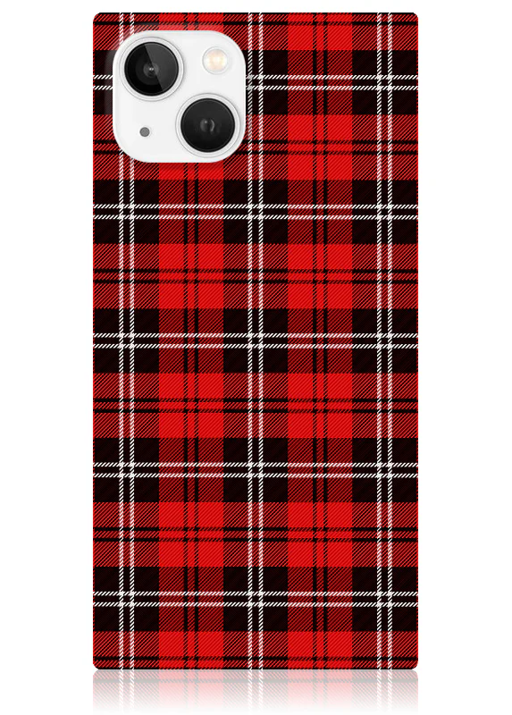 SQUARE® Red Plaid iPhone Case - Image 9