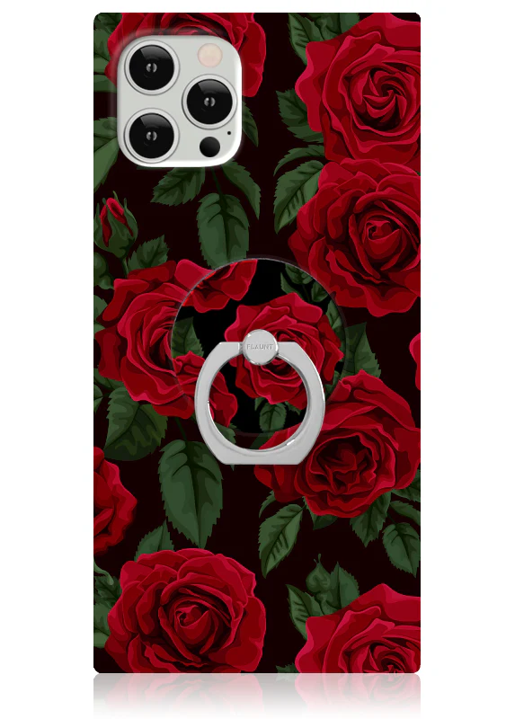 Rose Print Adhesive Phone Ring Stand - Image 3