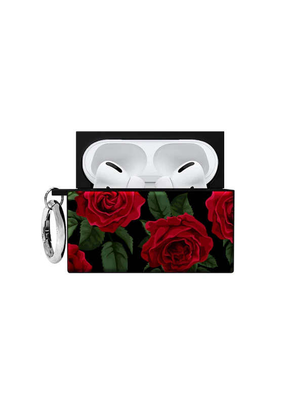 SQUARE® Rose Print AirPods Case - Image 12