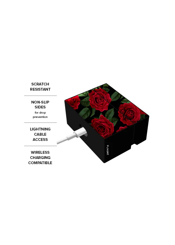 SQUARE® Rose Print AirPods Case - Image 14