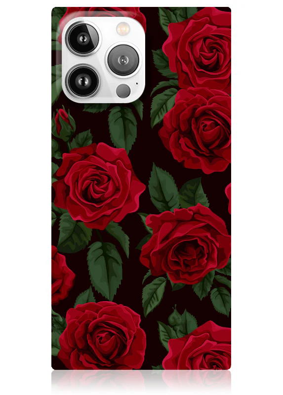 SQUARE® Rose Print iPhone Case - Image 41