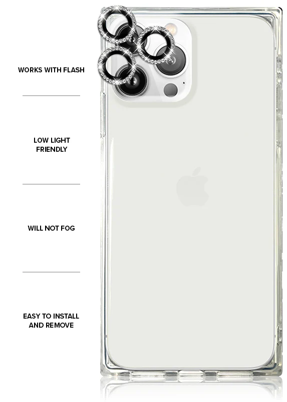 Silver Crystal Camera Lens Protectors - Image 19