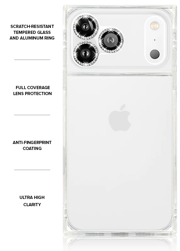 Silver Crystal Camera Lens Protectors - Image 3