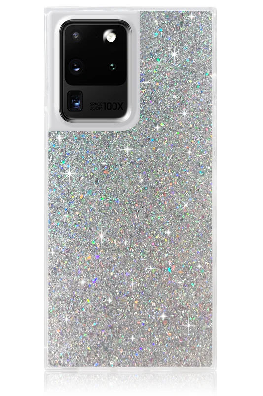 SQUARE® Silver Glitter Galaxy Case - Image 15