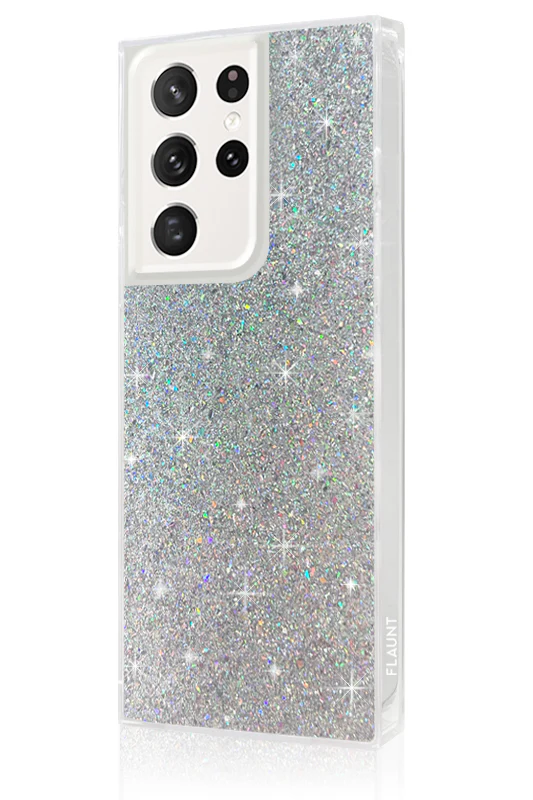 SQUARE® Silver Glitter Galaxy Case - Image 24