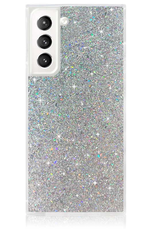 SQUARE® Silver Glitter Galaxy Case - Image 25
