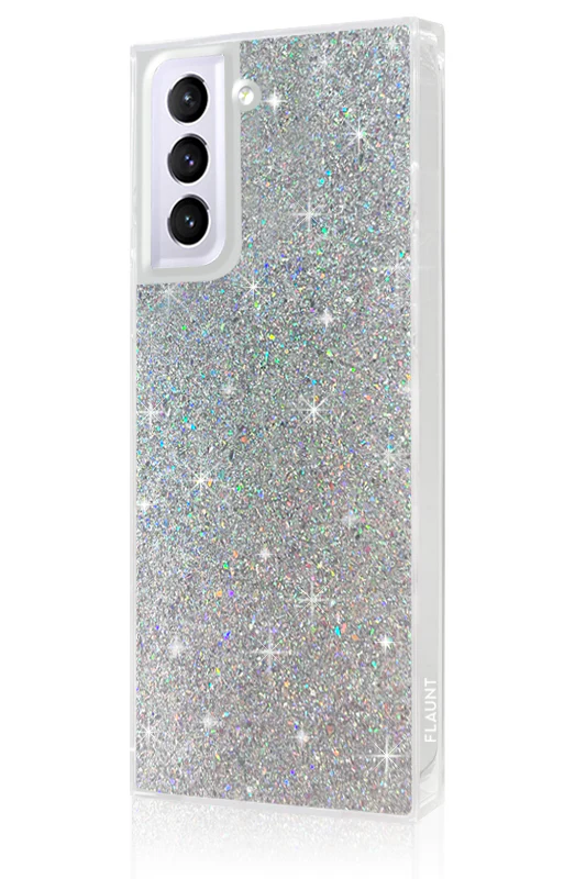 SQUARE® Silver Glitter Galaxy Case - Image 6