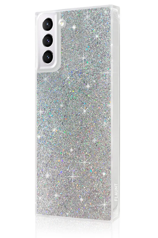 SQUARE® Silver Glitter Galaxy Case - Image 8