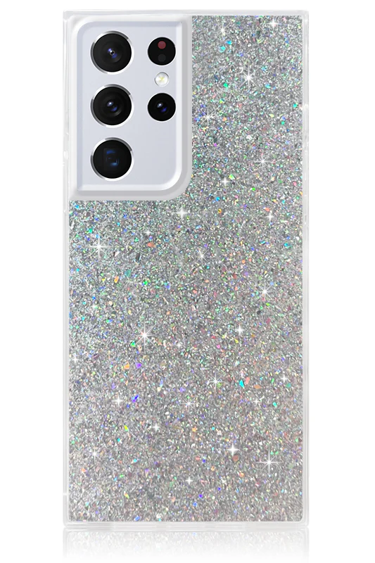 SQUARE® Silver Glitter Galaxy Case - Image 9