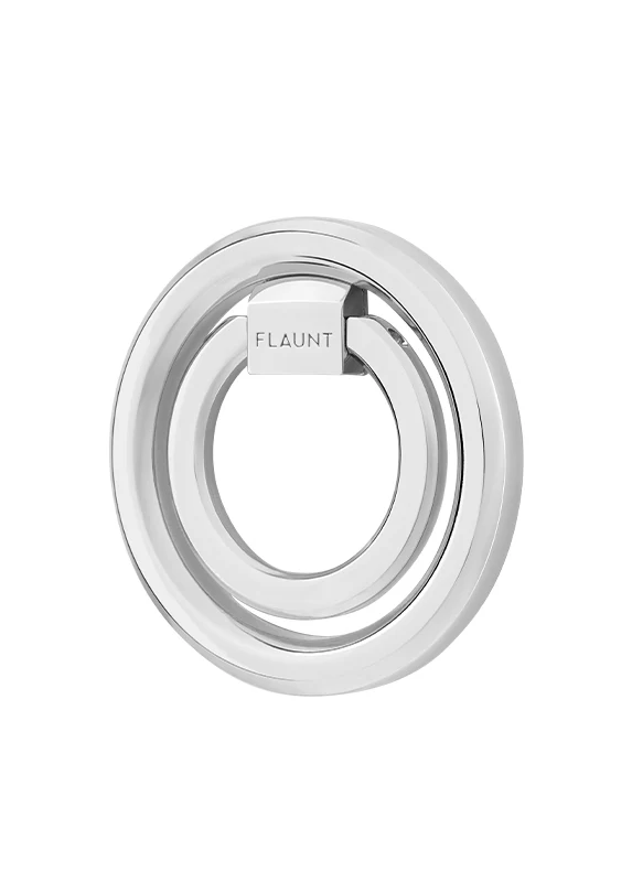 Silver Premium Metallic MagSafe Phone Ring Stand (Works with MagSafe Cases Only) - Image 2