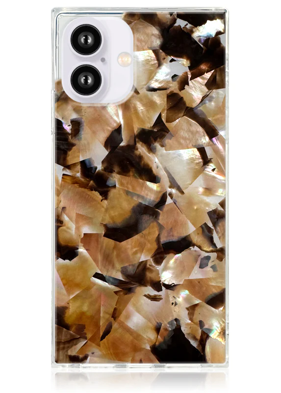 SQUARE® Brown Abalone Shell iPhone Case - Image 15