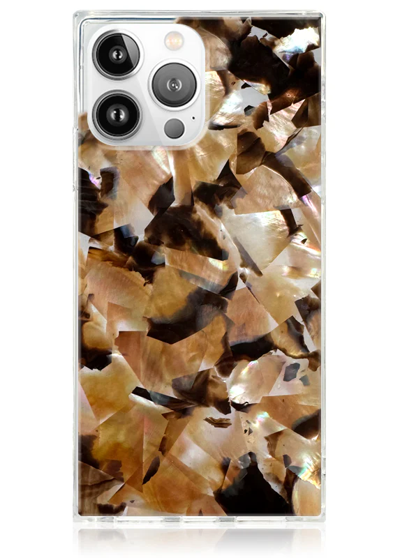SQUARE® Brown Abalone Shell iPhone Case - Image 19