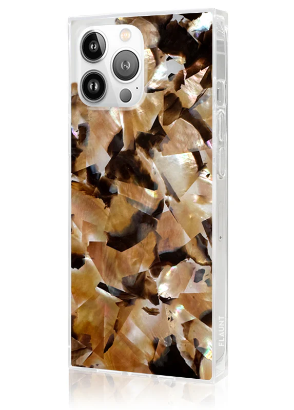 SQUARE® Brown Abalone Shell iPhone Case - Image 36