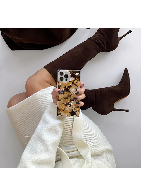 SQUARE® Brown Abalone Shell iPhone Case - Image 77