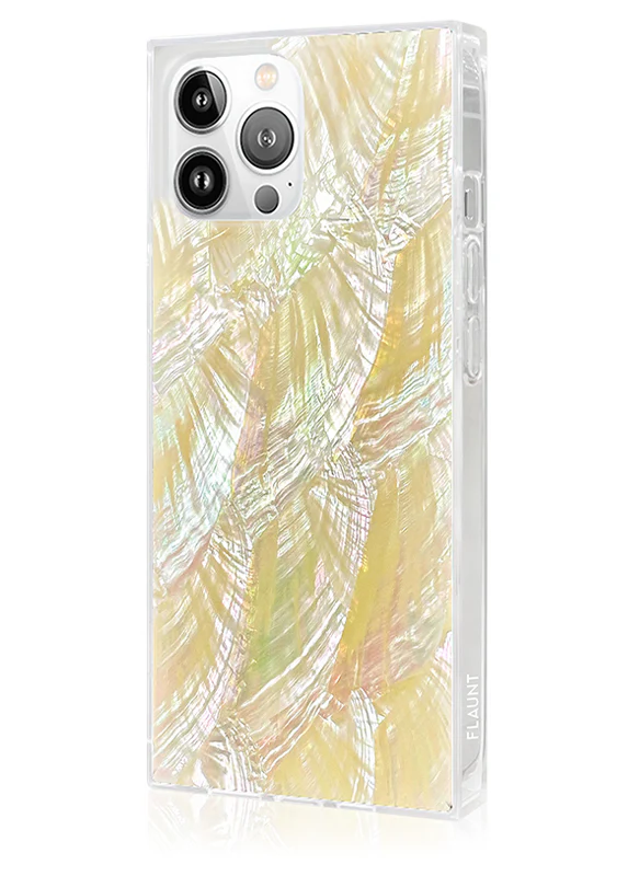 SQUARE® Butter Yellow Mother of Pearl iPhone Case - Image 4