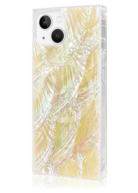 SQUARE® Butter Yellow Mother of Pearl iPhone Case - Image 48