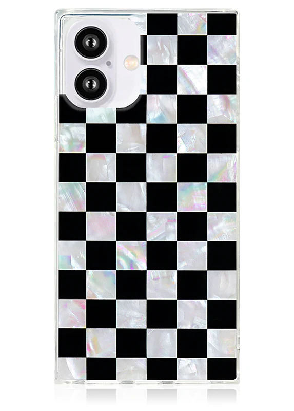 SQUARE® Checkered Mother of Pearl iPhone Case - Image 13