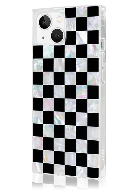 SQUARE® Checkered Mother of Pearl iPhone Case - Image 18