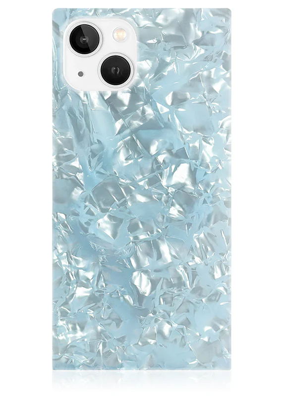 SQUARE® Icy Blue Pearl iPhone Case - Image 27