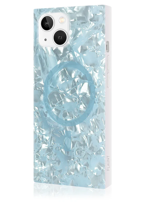 SQUARE® Icy Blue Pearl iPhone Case - Image 42