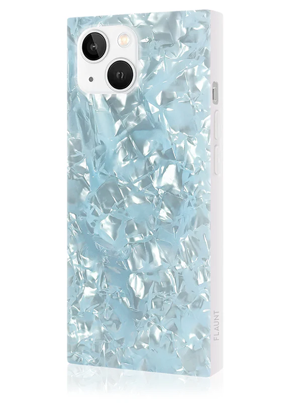 SQUARE® Icy Blue Pearl iPhone Case - Image 44