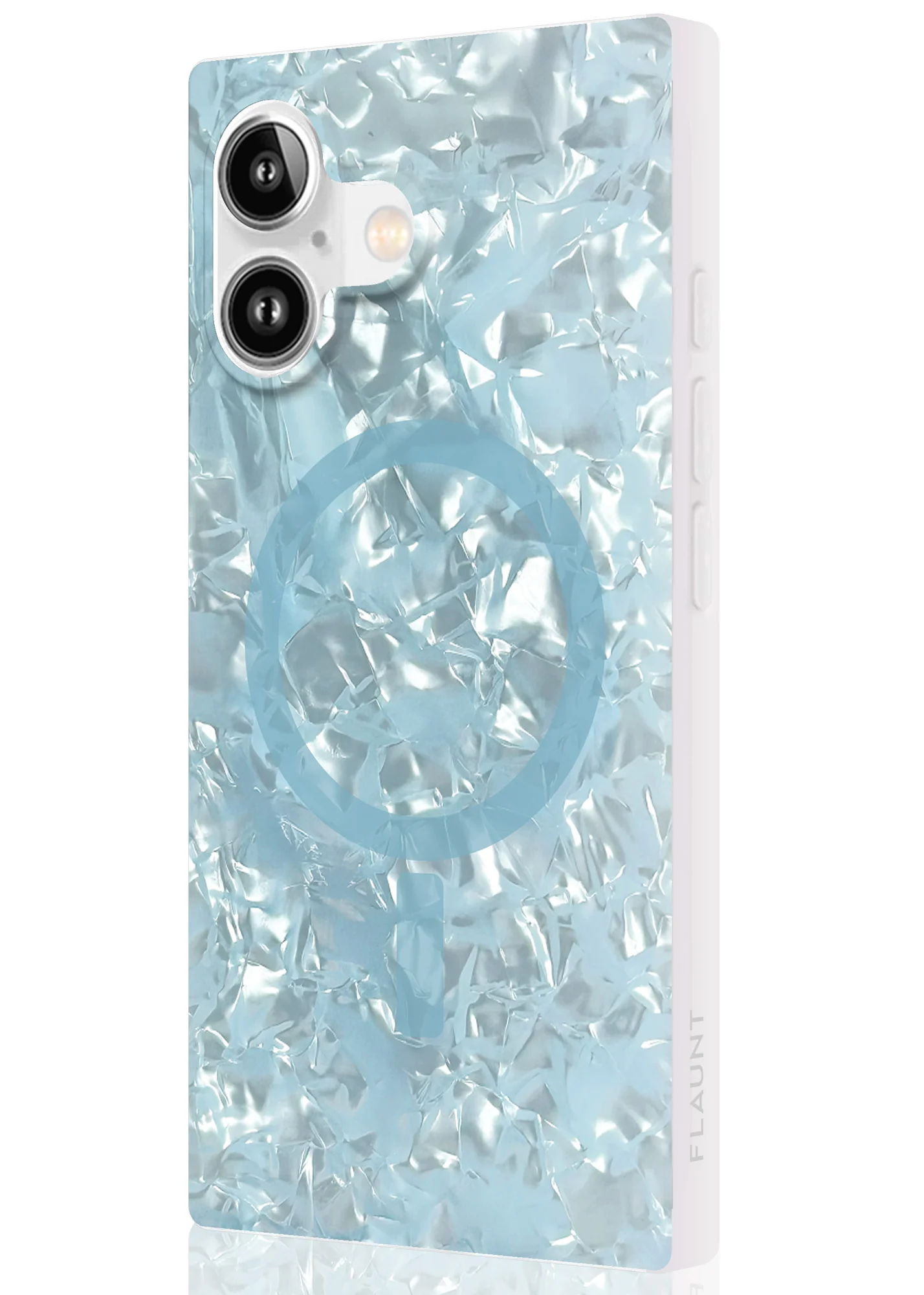 SQUARE® Icy Blue Pearl iPhone Case - Image 56